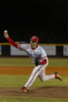 Player throws to infield